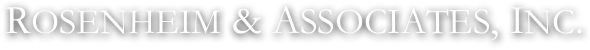 ROSENHEIM & ASSOCIATES, INC. 